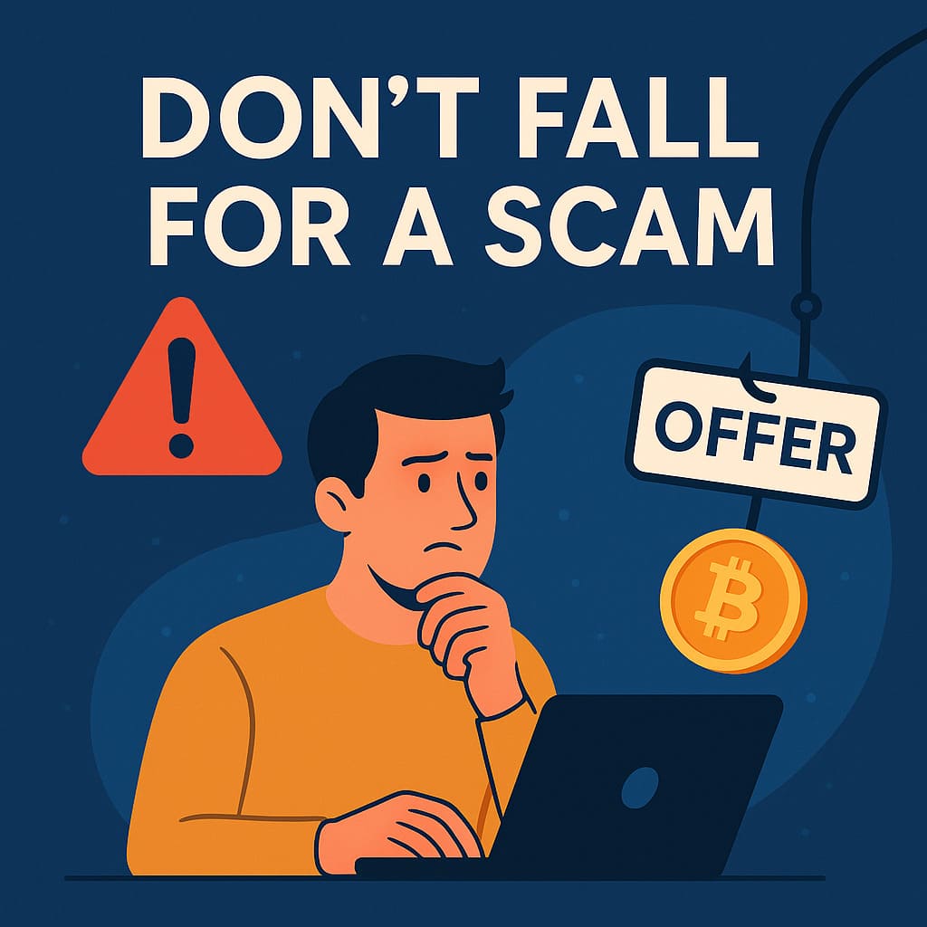cryptocurrency-scam-warning cryptocurrency scam red flag warning