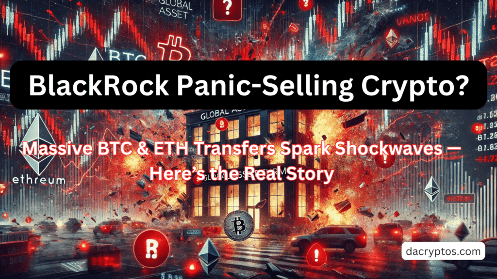 BlackRock Panic-Selling Crypto?