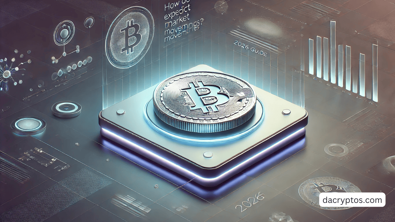 Crypto analyst studying charts and on-chain data to predict cryptocurrency market movements.