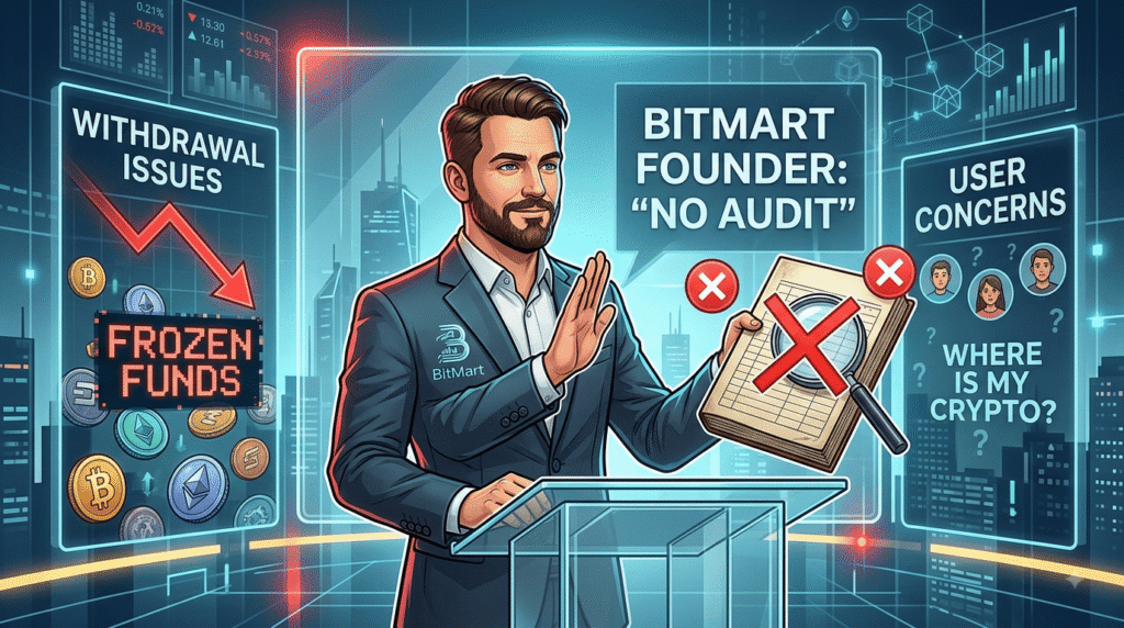 BitMart withdrawal issues prompt founder to dismiss audit calls