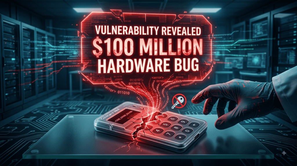 Coldcard code bug reveals $100 million hardware vulnerability