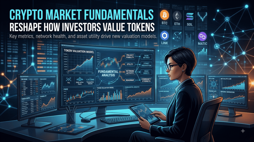Crypto market fundamentals Reshape how investors value tokens