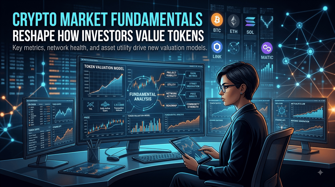Crypto market fundamentals Reshape how investors value tokens