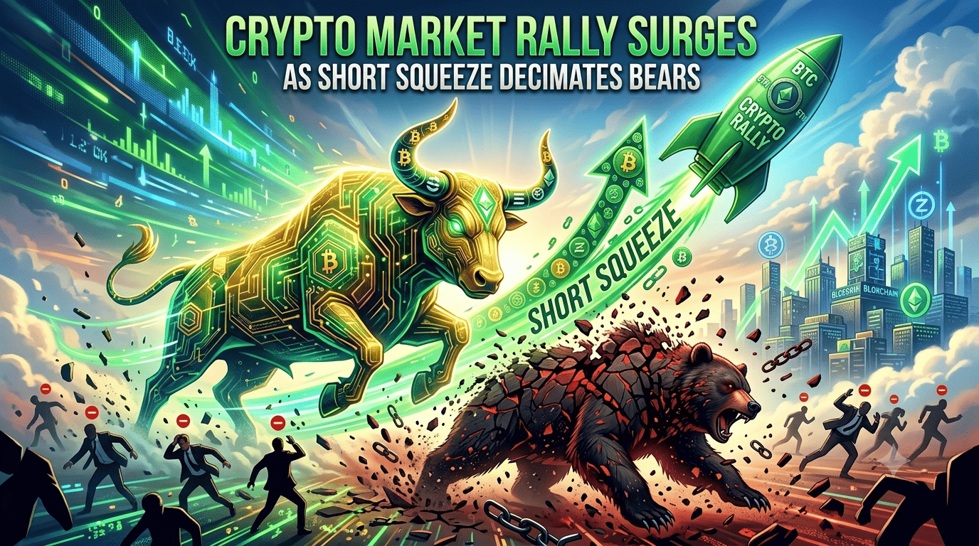 Crypto market rally surges as short squeeze decimates bears