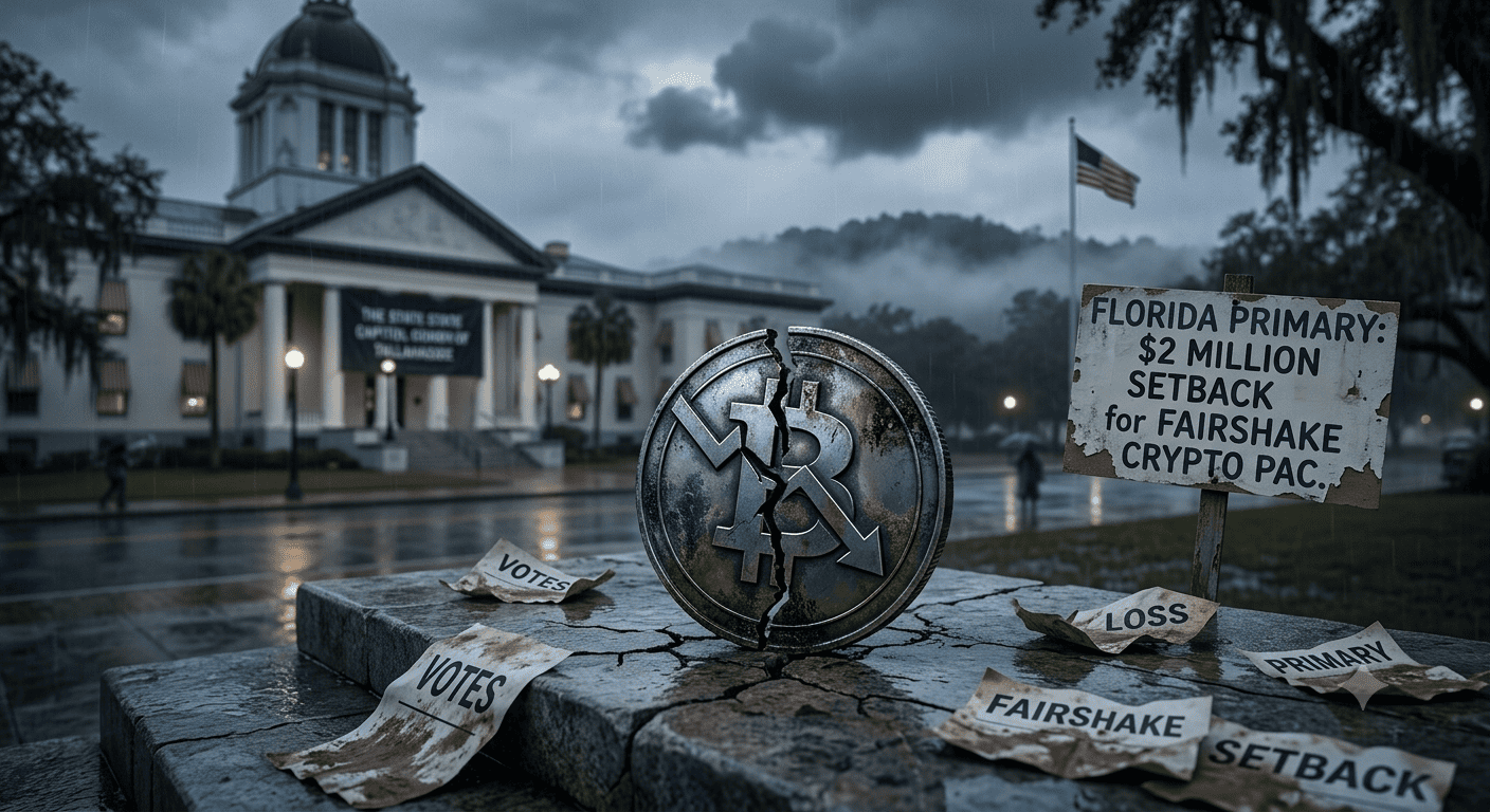 Fairshake Crypto PAC Faces $2 Million Florida Primary Setback