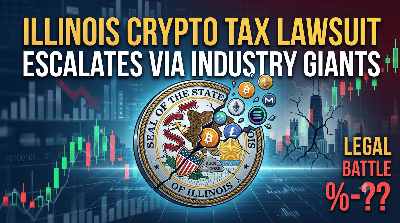Illinois Crypto Tax Lawsuit Escalates via Industry Giants