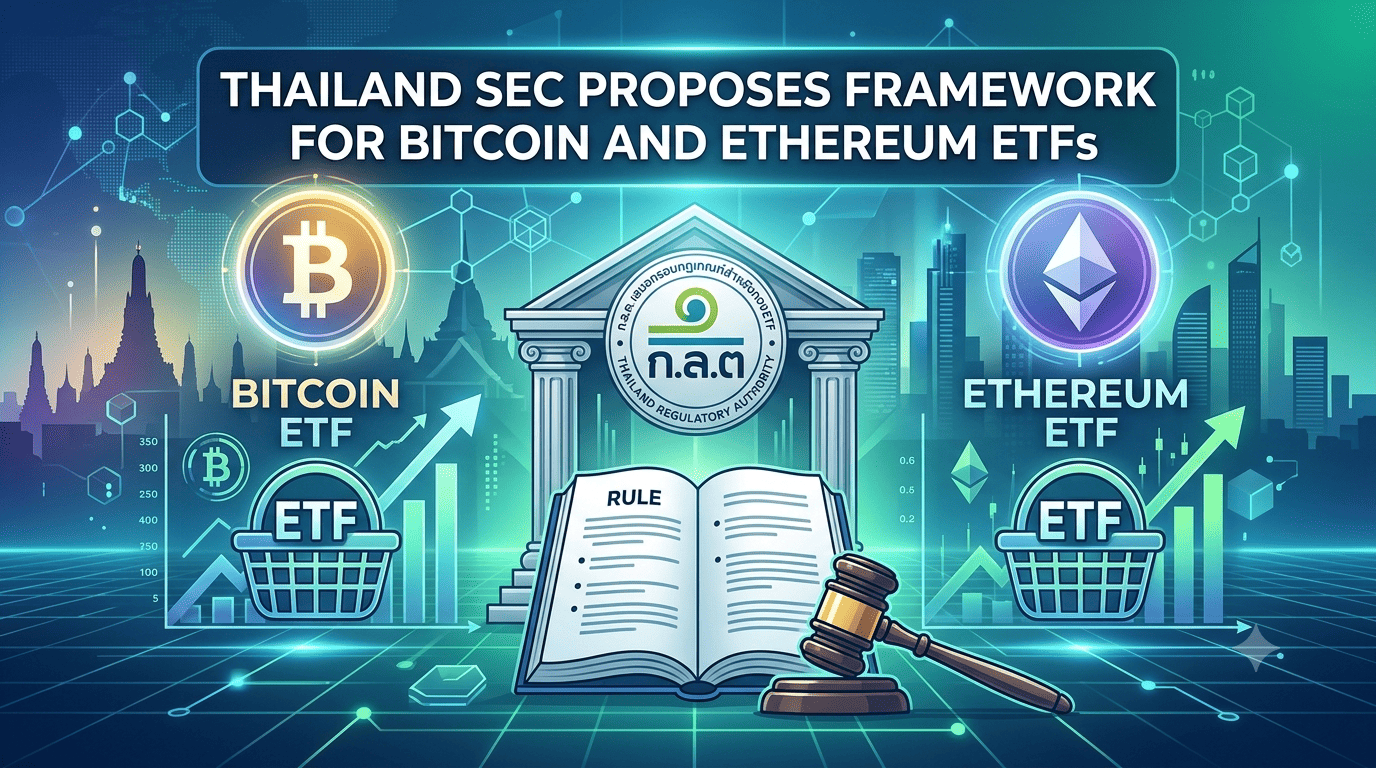 Thailand SEC Proposes Framework for Bitcoin and Ethereum ETFs