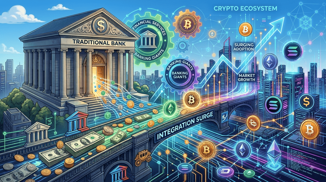 TradFi Crypto Integration Surges as Banking Giants Enter