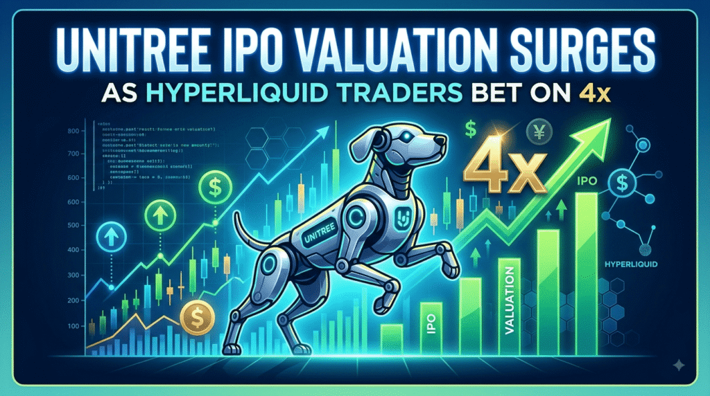 Unitree IPO valuation surges as Hyperliquid traders bet on 4x