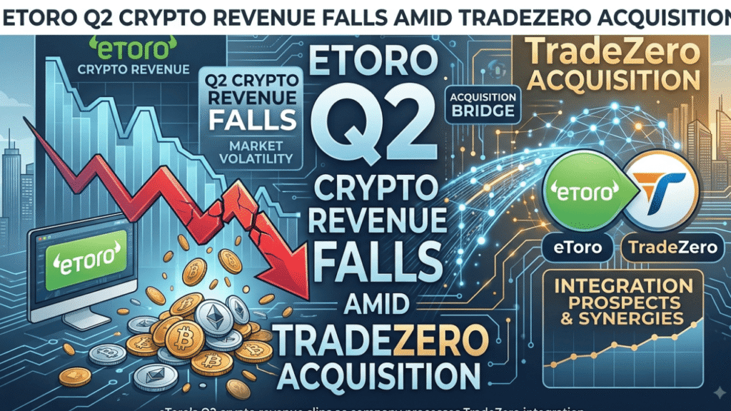 eToro Q2 Crypto Revenue Falls Amid TradeZero Acquisition