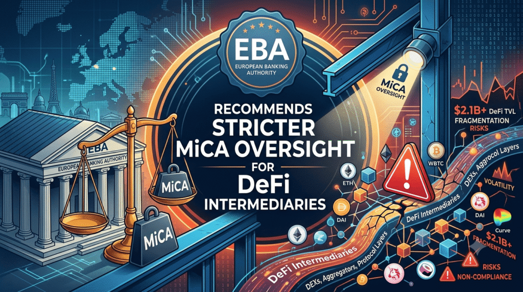 EBA Recommends Stricter MiCA Oversight for DeFi Intermediaries