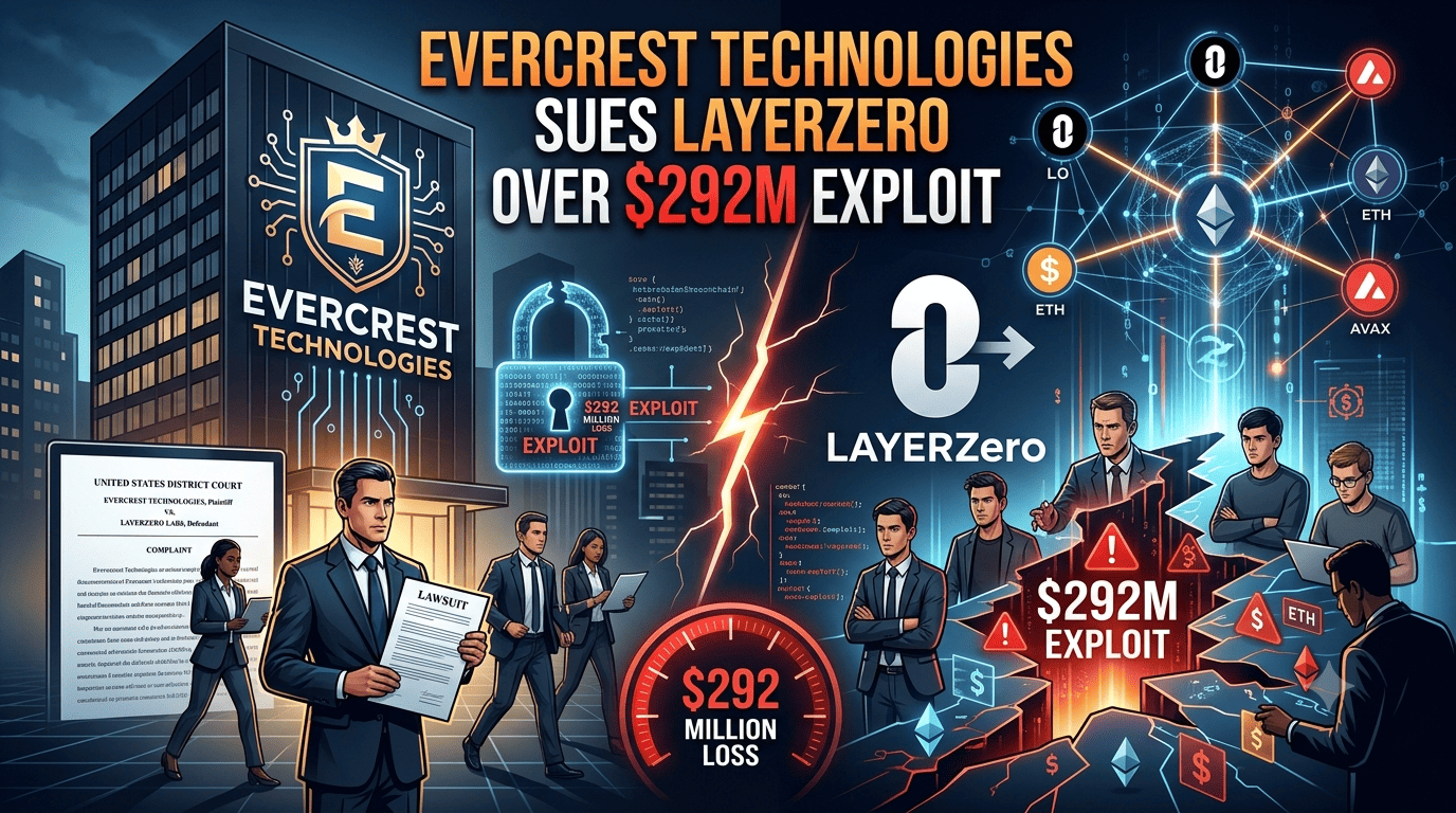 Evercrest Technologies Sues LayerZero Over $292M Exploit