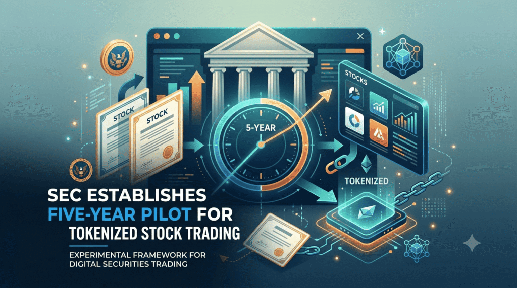 SEC Establishes Five-Year Pilot for Tokenized Stock Trading