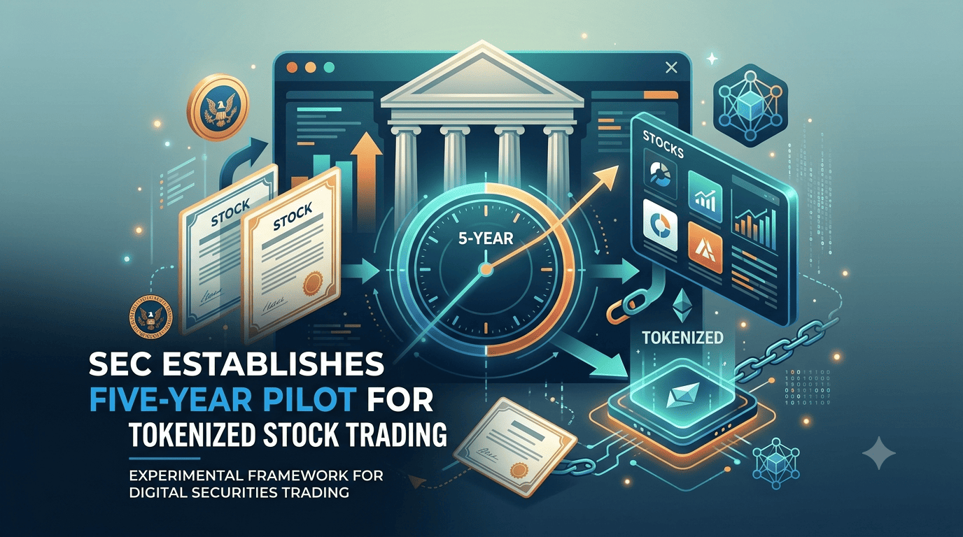 SEC Establishes Five-Year Pilot for Tokenized Stock Trading