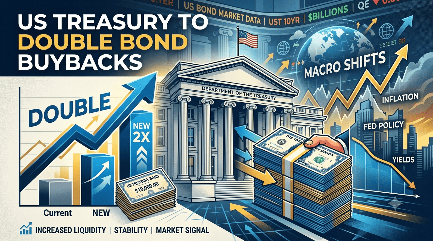 US Treasury to Double Bond Buybacks Amid Macro Shifts