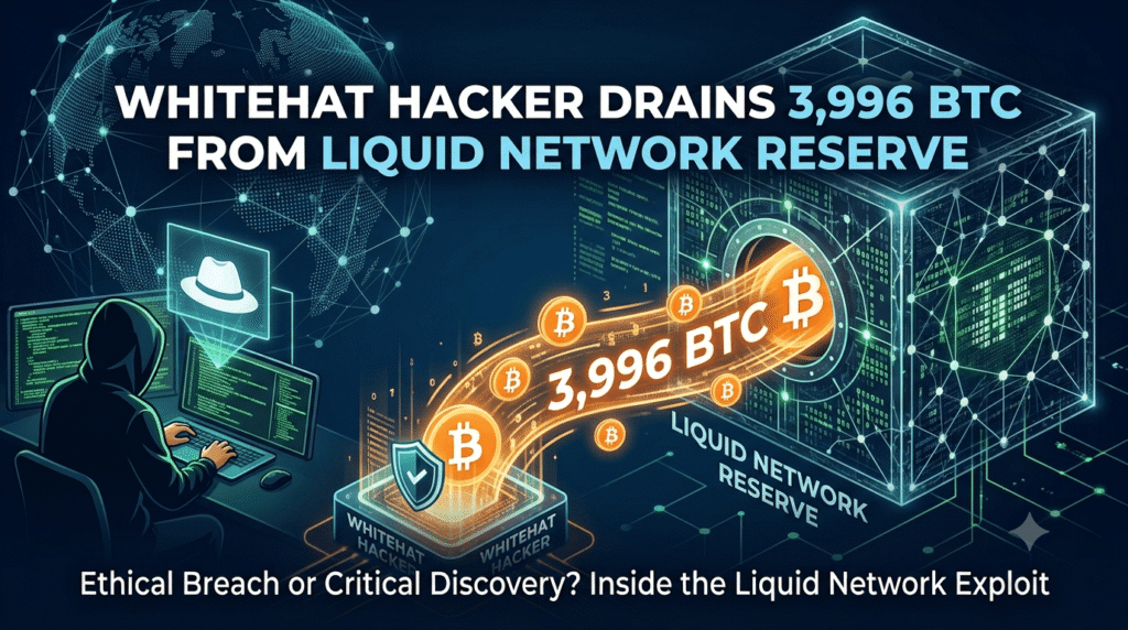 Whitehat Hacker Drains 3,996 BTC from Liquid Network Reserve