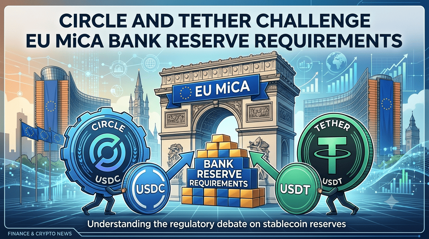 Circle and Tether Challenge EU MiCA Bank Reserve Requirements